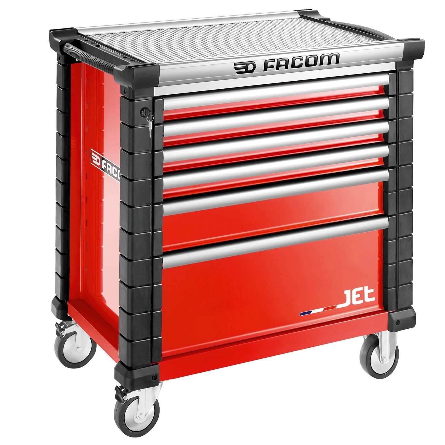 Facom JET Gereedschapswagen Rood met 6 laden M4 - JET.6M4A