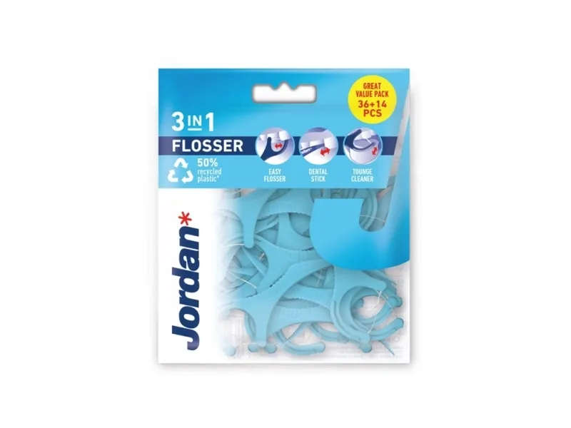 JORDAN_Flosser 3in1 flosser 50 stk.