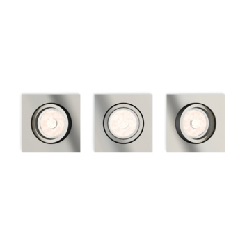 Philips inbouwspot Donegal nikkel 3 stuks