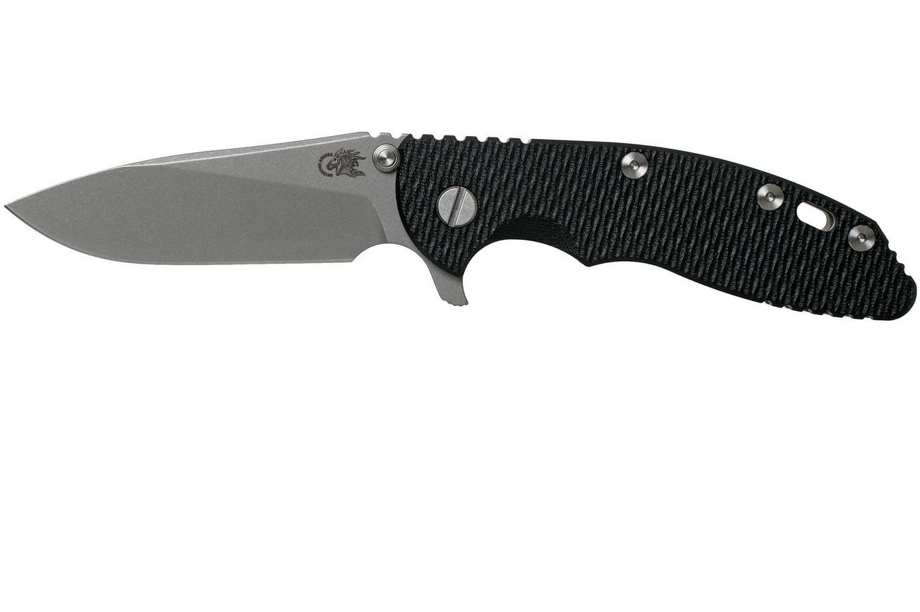 Rick Hinderer XM18 3,5” Slicer Working Finish, Black G10