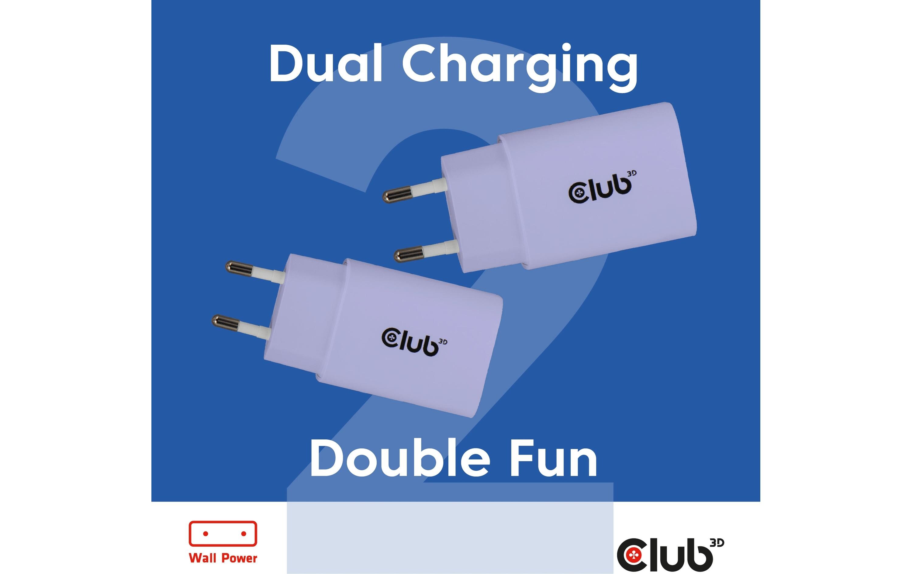 USB-Wandladegerät CAC-3025USB-Wandladegerät mit bis 30Watt Stärke