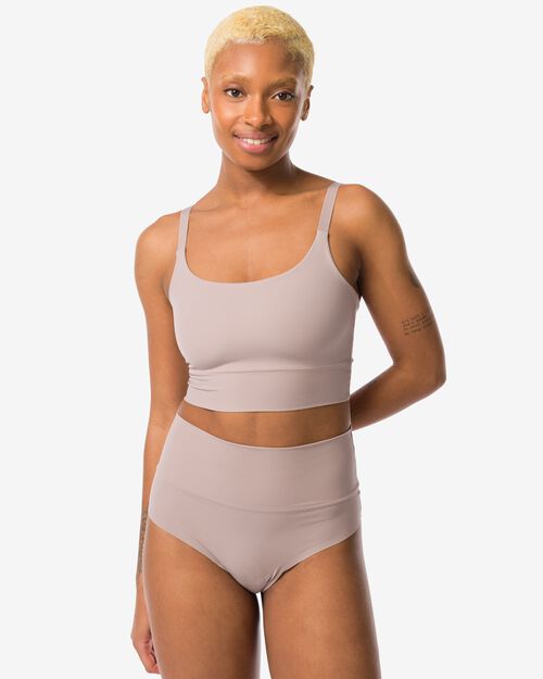 string femme taille haute ultimate comfort beige