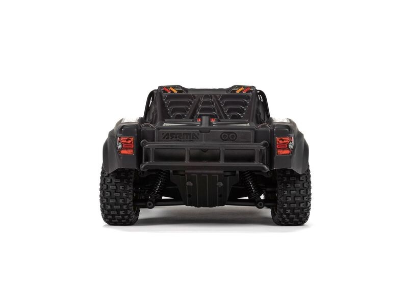 Arrma Desert Truck Mojave GROM BLX 2233S, Schwarz 1:16 Brushless 4 X 4 Small Scale Desert Truck ARTR mit DSC