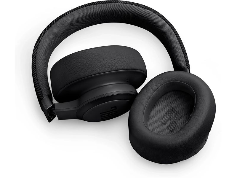 JBL Wireless Over-Ear-Kopfhörer Live 770NC Schwarz Kabelloser Over-Ear-Kopfhörer mit True Adaptive Noise Cancelling