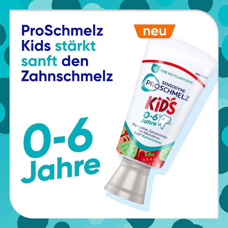 Sensodyne Proschmelz Kids 0 - 6 Jahre Zahnpasta, 50 ml