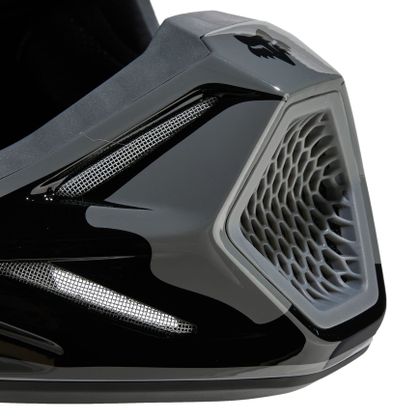Casque cross Fox V3 - REVISE 2024 - Noir / Gris