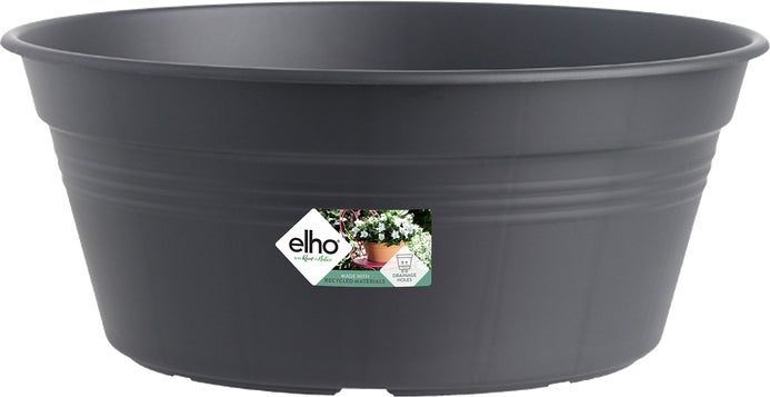 Elho plantenschaal Green Basics zwart D 27 H 11,4 cm
