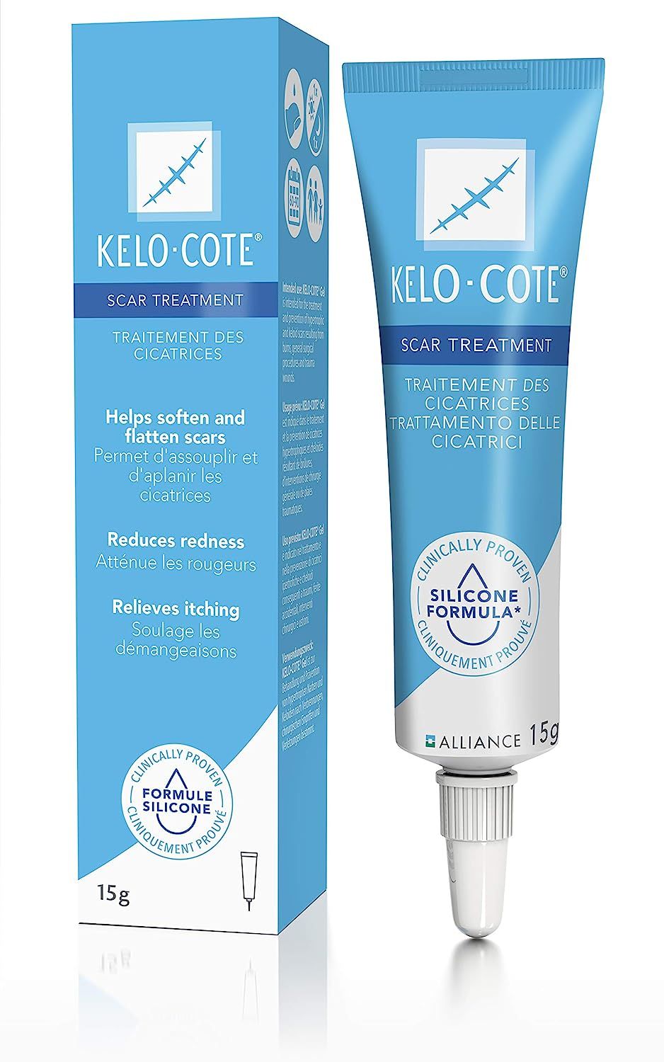 Kelo-cote Silikon Gel zur Behandlung von Narben