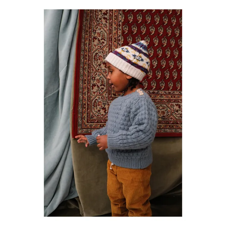 Louise Misha Pull Laine et Alpaga Amio | Bleu