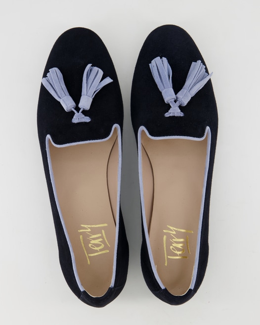 Terry Beatrice Ballerinas in Blau