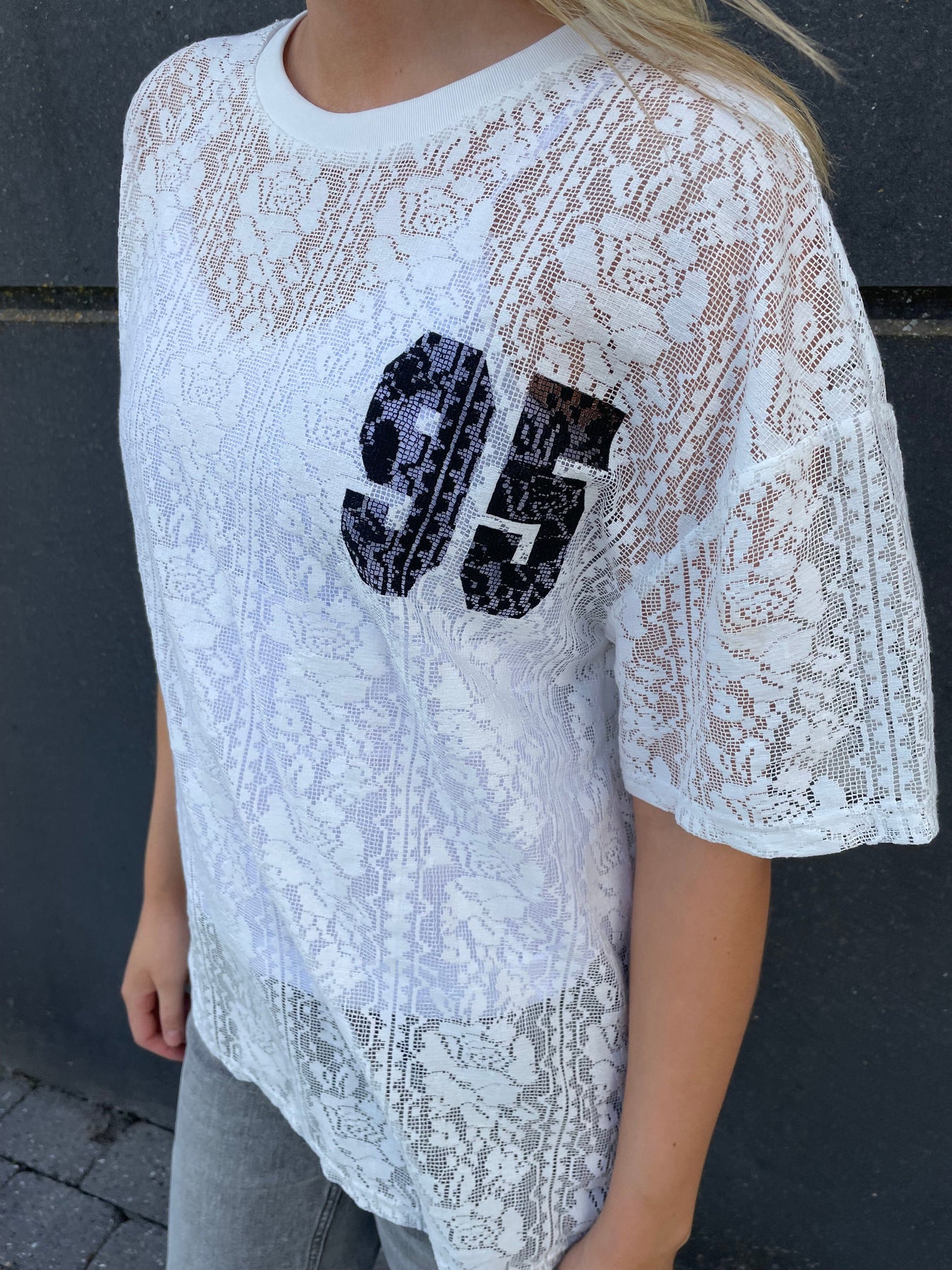 Sisters Point Lace-Tee 119 cream black