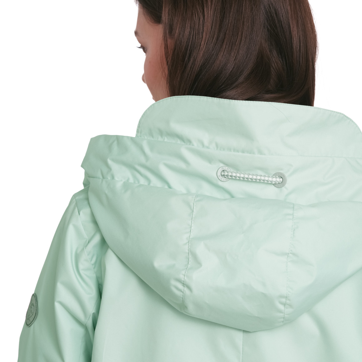 Gina Damen Parka in Unifarben salbei