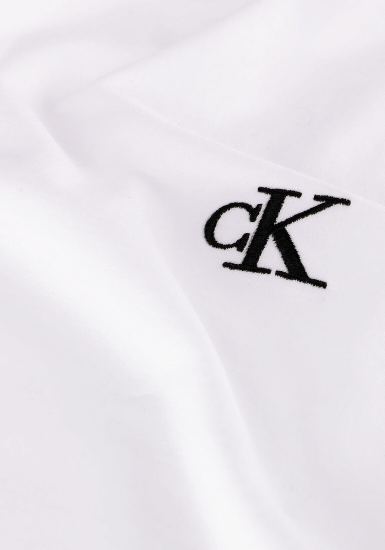 CALVIN KLEIN witte calvin klein t-shirt ck essential slim te