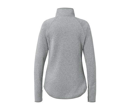 Strickfleece-Jacke, dunkelrot