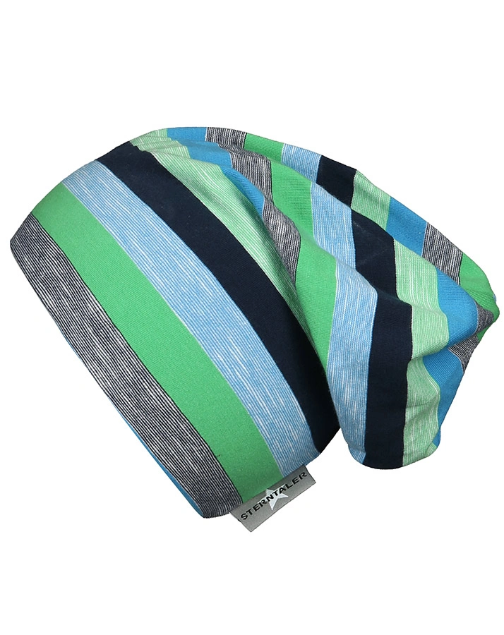 Beanie MULTI in marine/grün
