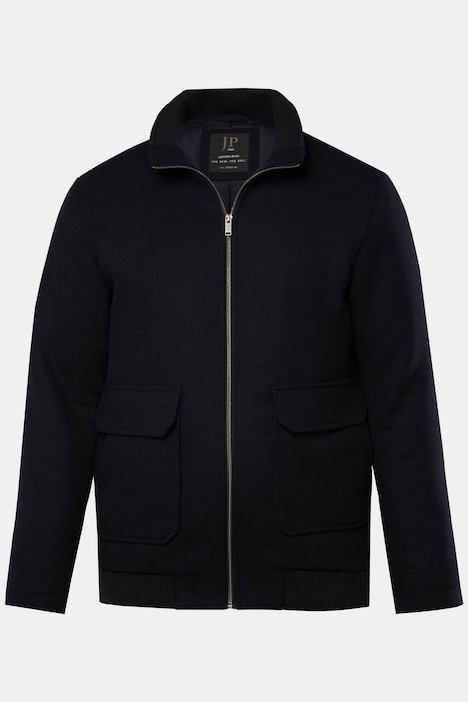 JP 1880 Bomberjacke, Wolle, Collegekragen, bis 7 XL