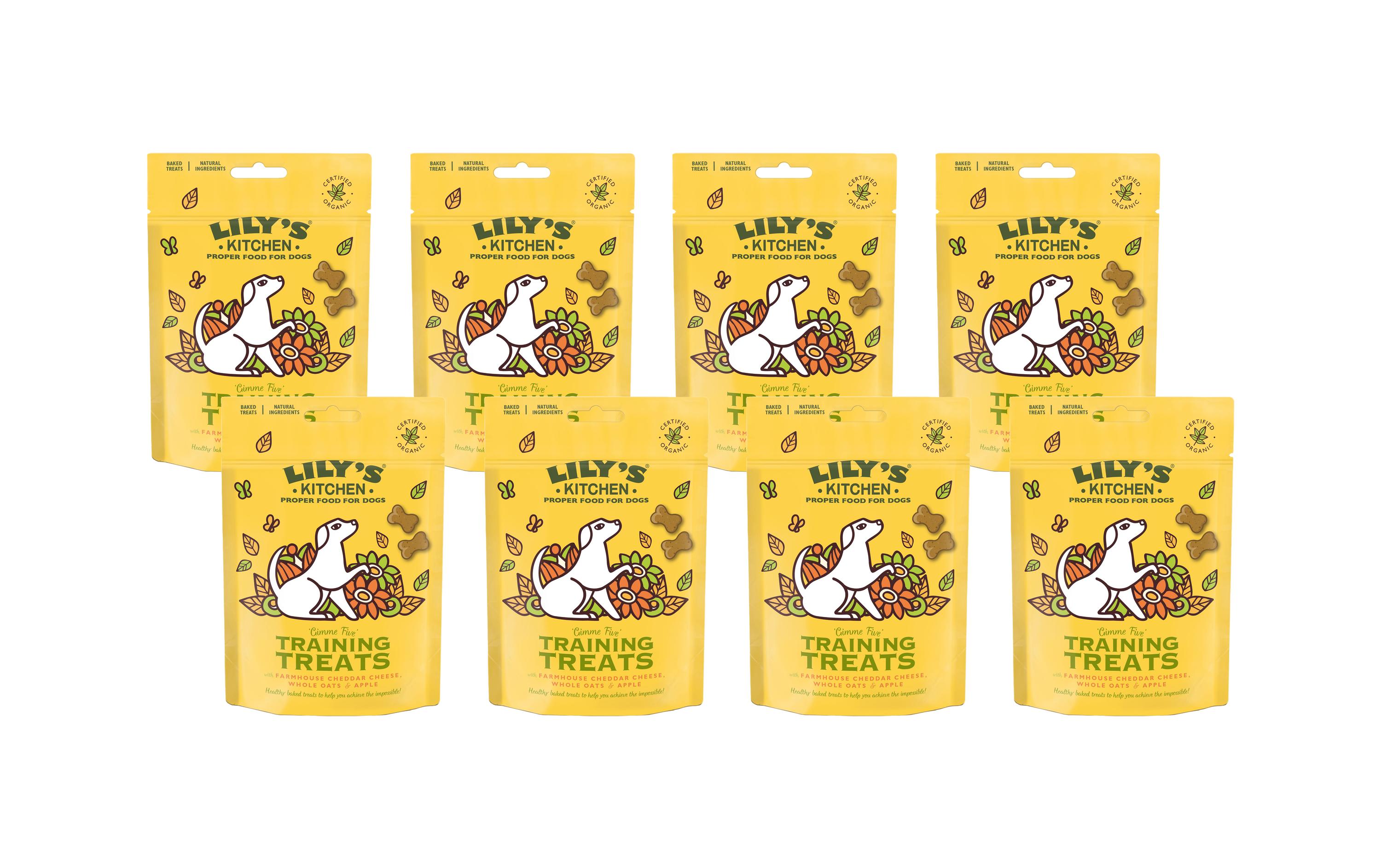 Leckerli Bio Training Treats, Käse/Apfel, 8 x 80 gLeckerbissen für's Training