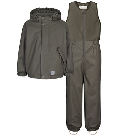 MarMar Regnt?j m. Fleece - PU - Obo - Olive Leaf