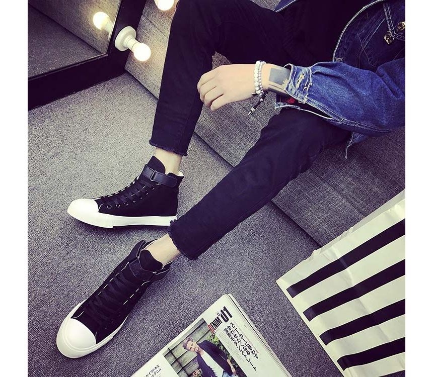 Solejoy - Canvas High-Top Sneakers