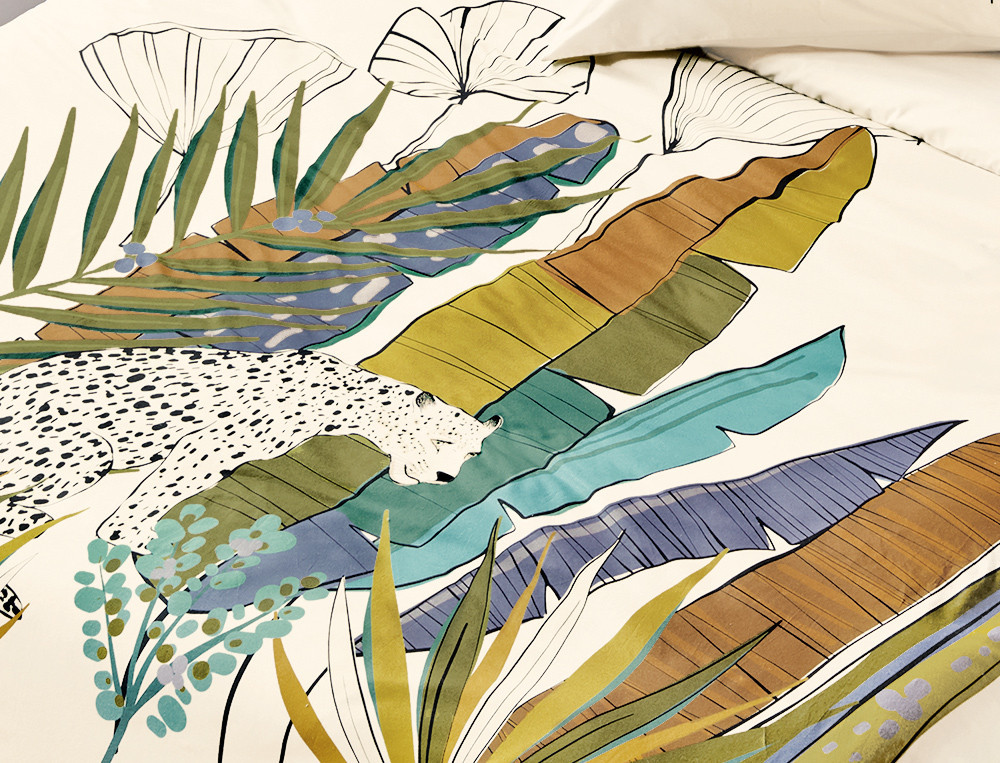 Housse de couette avec zip-Balade en savane