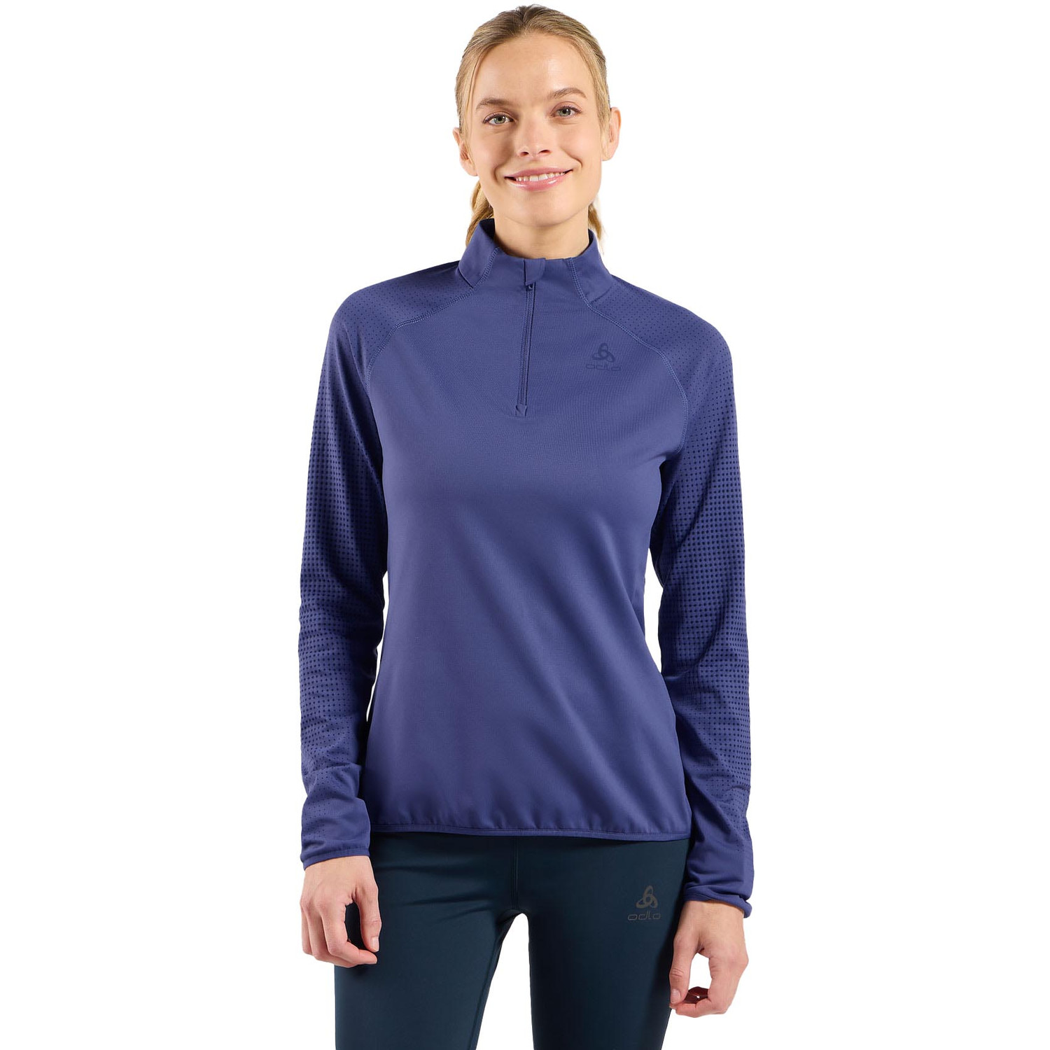 Odlo Zeroweight Warm Half-Zip Midlayer LS Dames