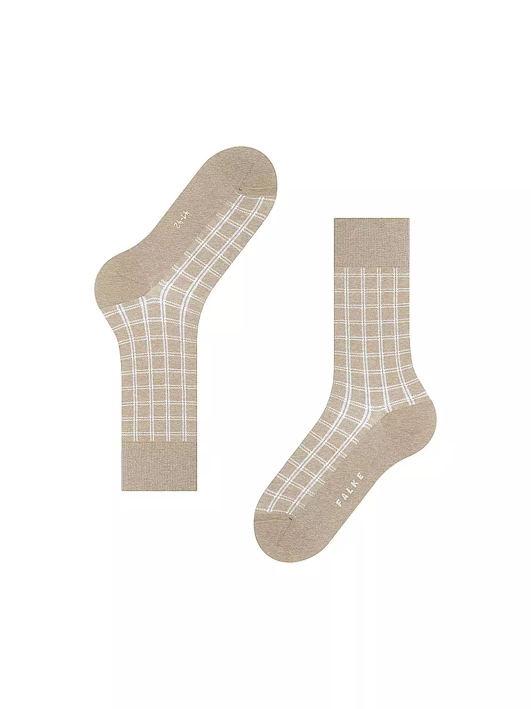 FALKE Herren Socken MODERN TAILOR, pebble mel. beige
