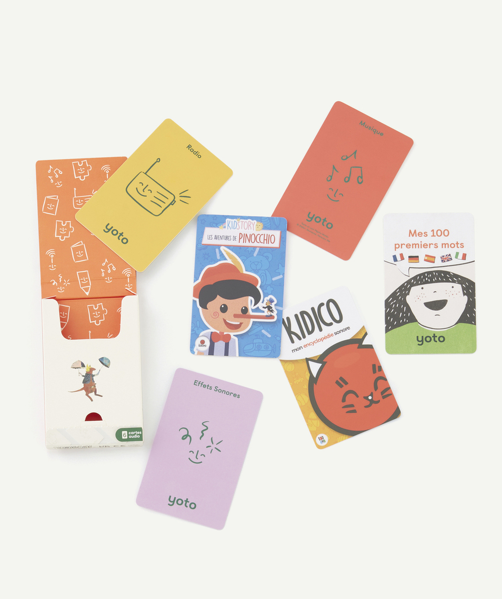 YOTOPACK DE 6 CARTES HISTOIRES AUDIO DE DÉCOUVERTE