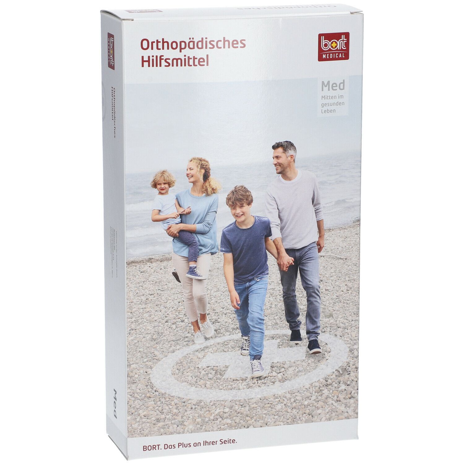BORT Rippengürtel Herren Gr. L weiß