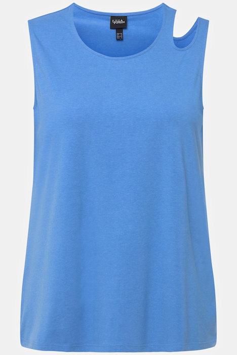 Top, Cut-Out, Classic, Rundhals, ärmellos