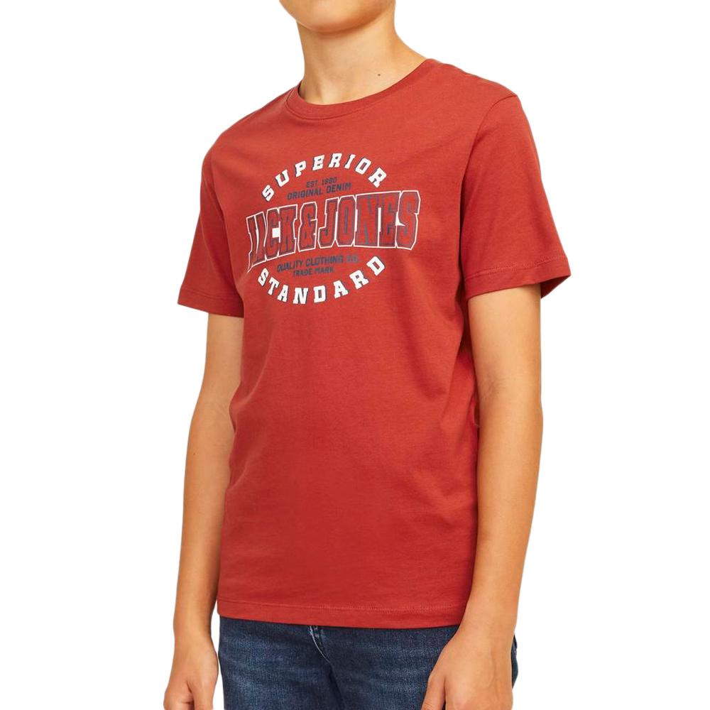 Jack & Jones T-shirt Rouge Garçon Jack & Jones Logo 12258876