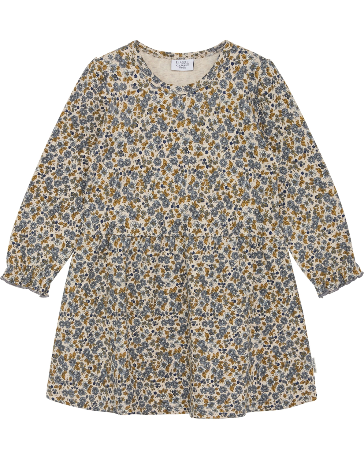 Langarm-Kleid KARIA in blue tint