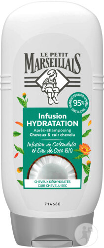 Le Petit Marseillais Soin Express 1 Min Nutrition Miel Et Karité Bio Flacon 200ml
