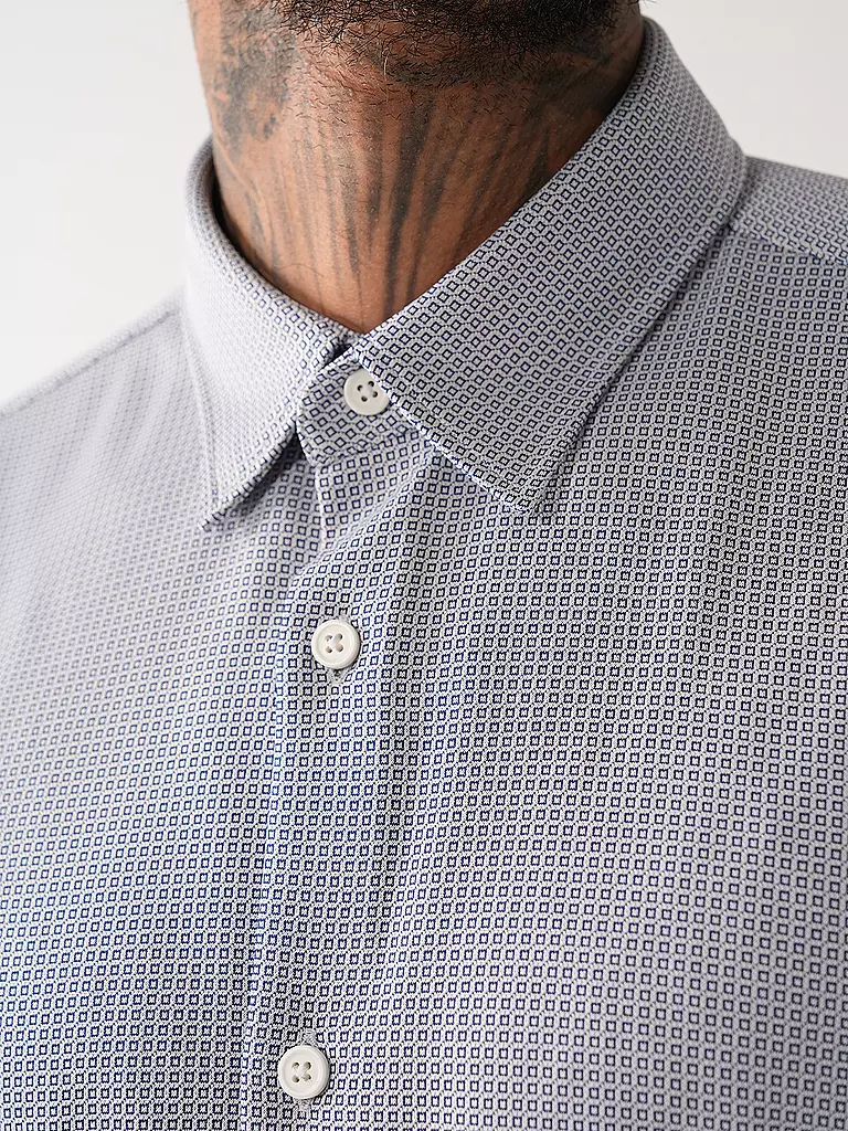 BOSS Hemd Slim Fit blau