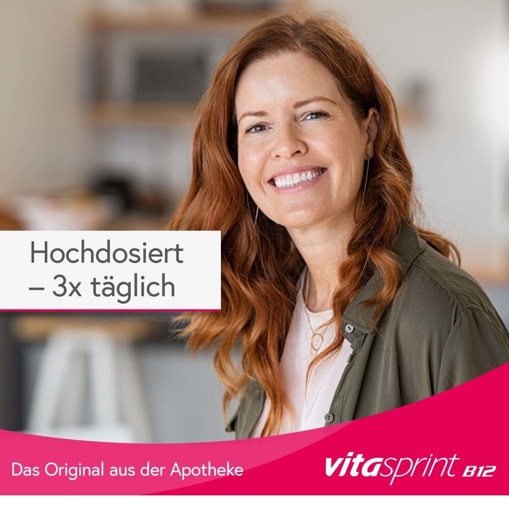 Vitasprint B12 Kapseln, 20 St. mit Vitamin B12 für mehr Energie