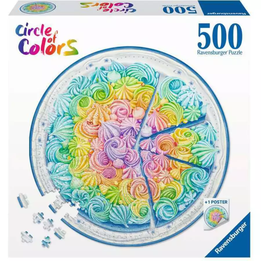 Ravensburger Circle of Colors Rainbow Cake bunt