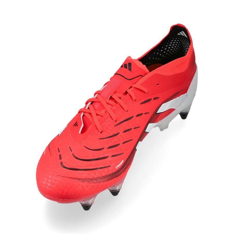 adidas Predator Elite SG Pure Victory - Lucid Red/Blanc/Noir