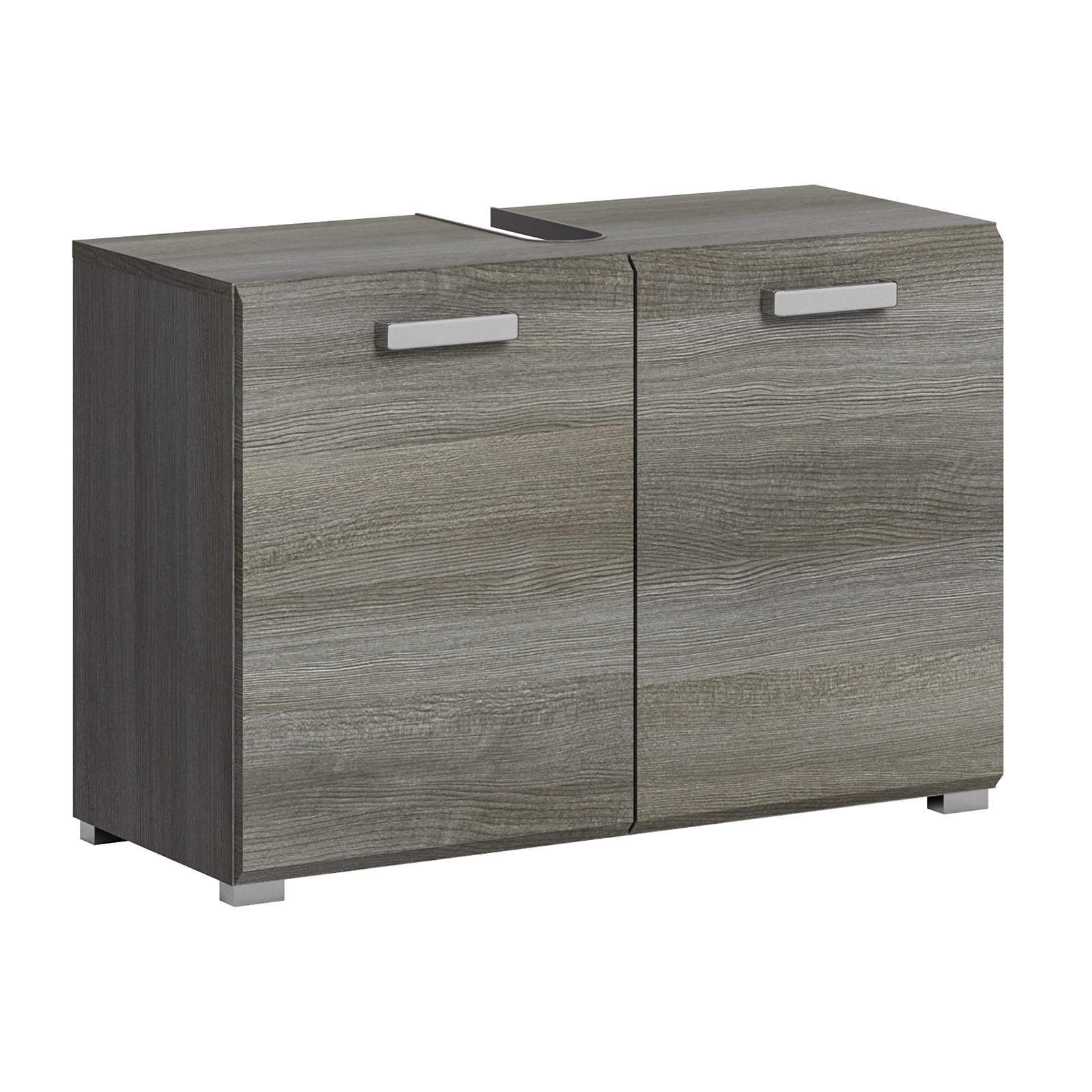 Waschbeckenunterschrank SILVER - Rauchsilber - 80 cm
