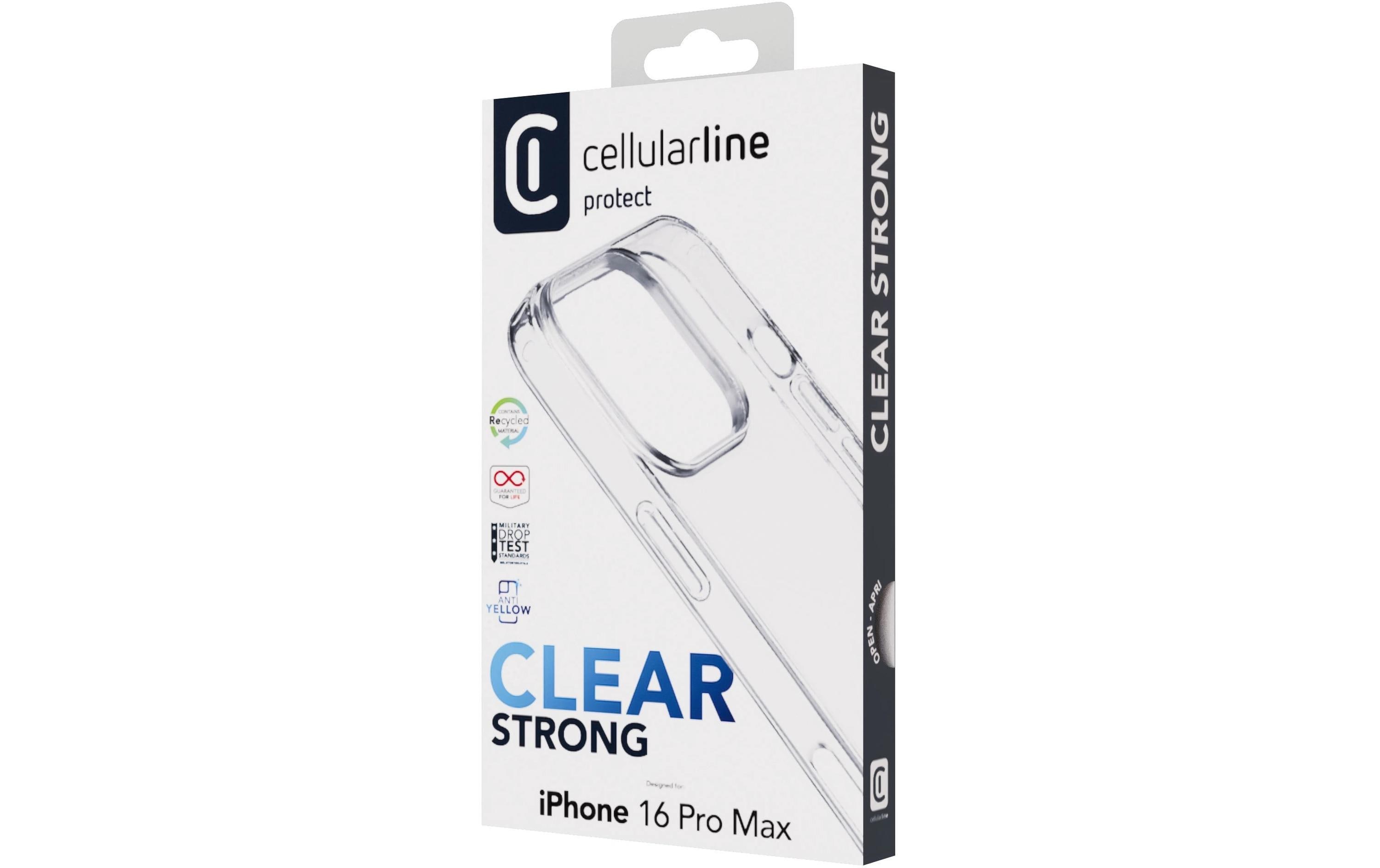 Back Cover Hard Case Clear iPhone 16 Pro Max TransparentSchutzhülle für das Apple iPhone 16 Pro Max