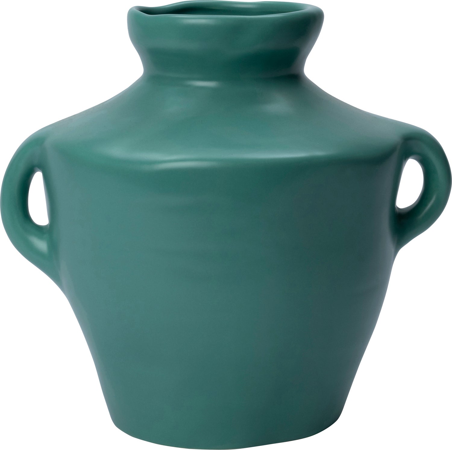 Intratuin vaas Wos blauw 28,5 x 22,5 x 26,5 cm