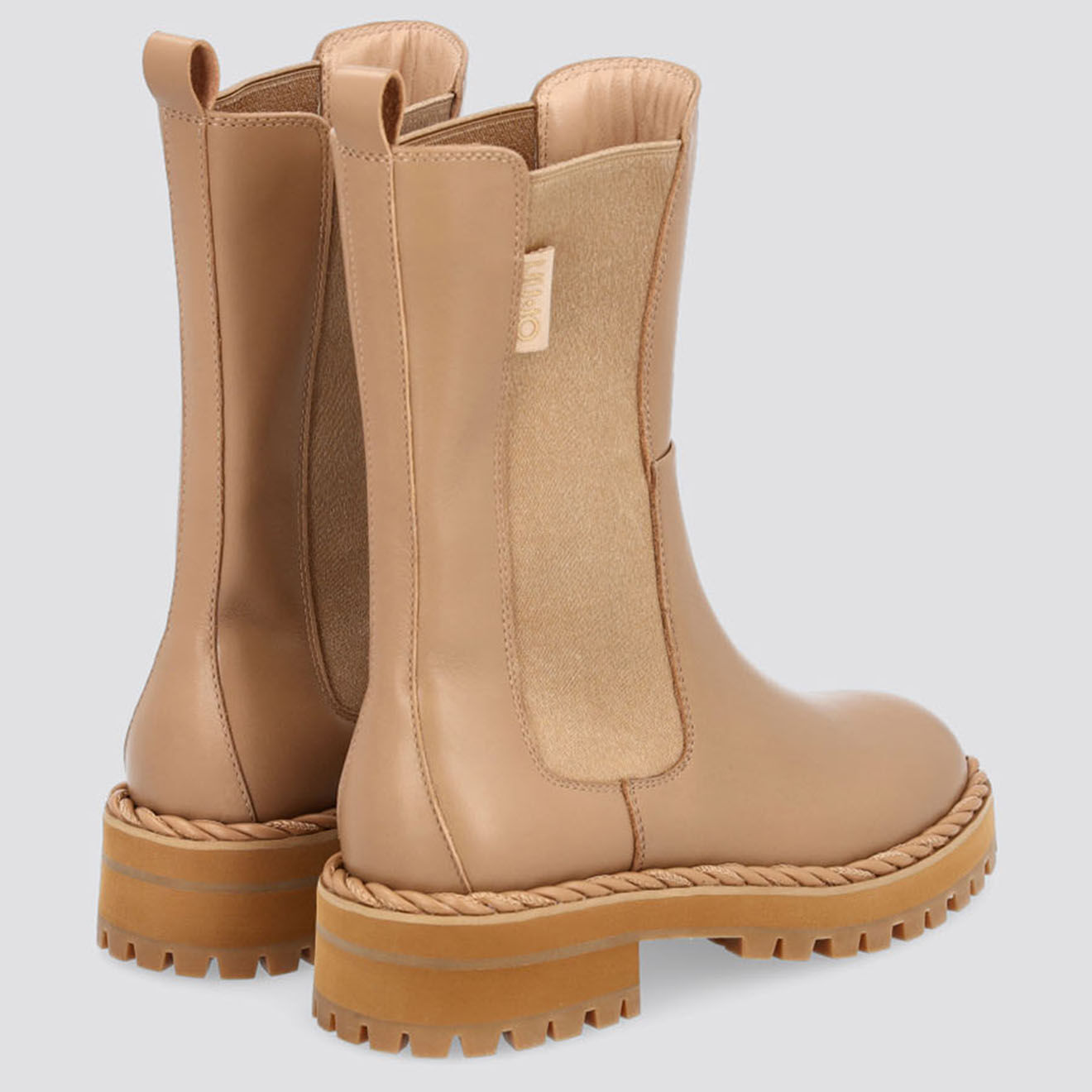 Liu-Jo Chelsea Boots en Cuir Onna beiges