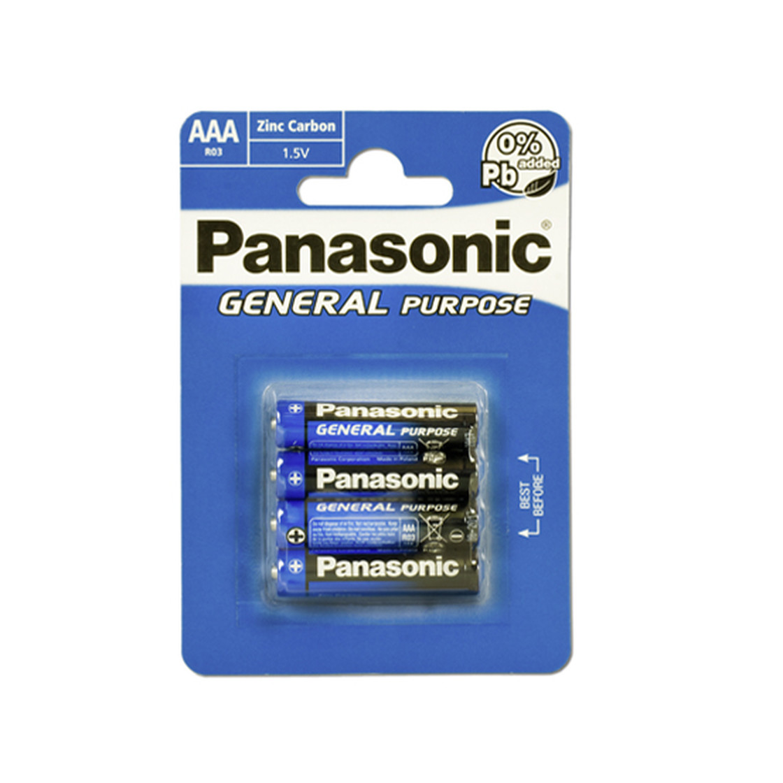 PANASONIC R03\/AAA Heavy Duty 4 Batterien