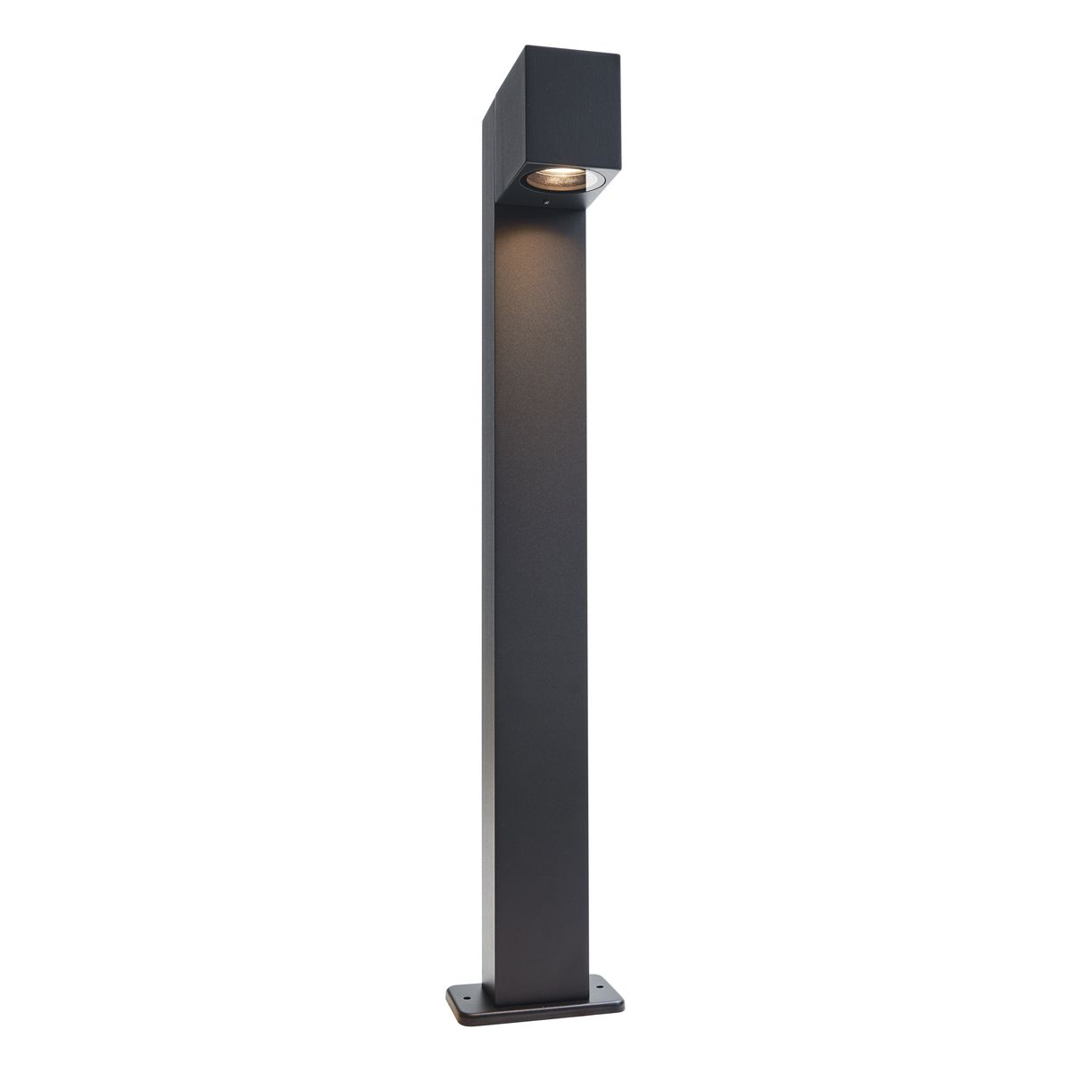 Moderne staande buitenlamp zwart 65cm met stopcontact IP44 - Baleno