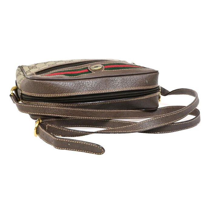 Gucci Vintage Gucci Crossbody Bag Beige