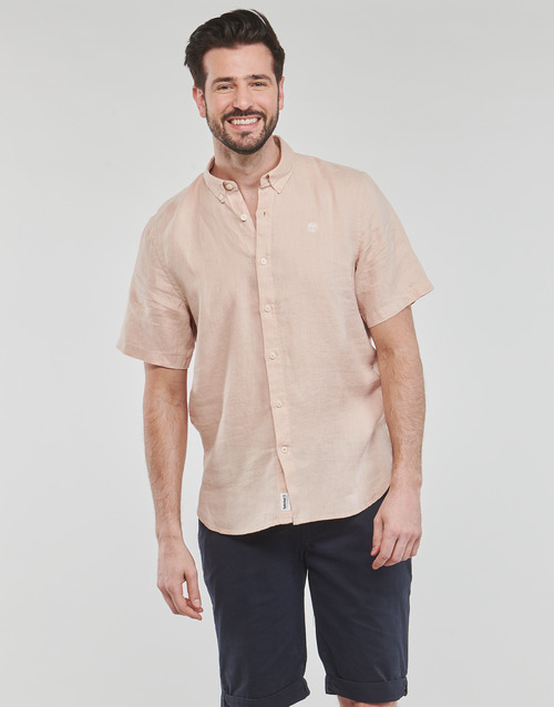 Timberland - SS MILL RIVER LINEN SHIRT SLIM - Rose