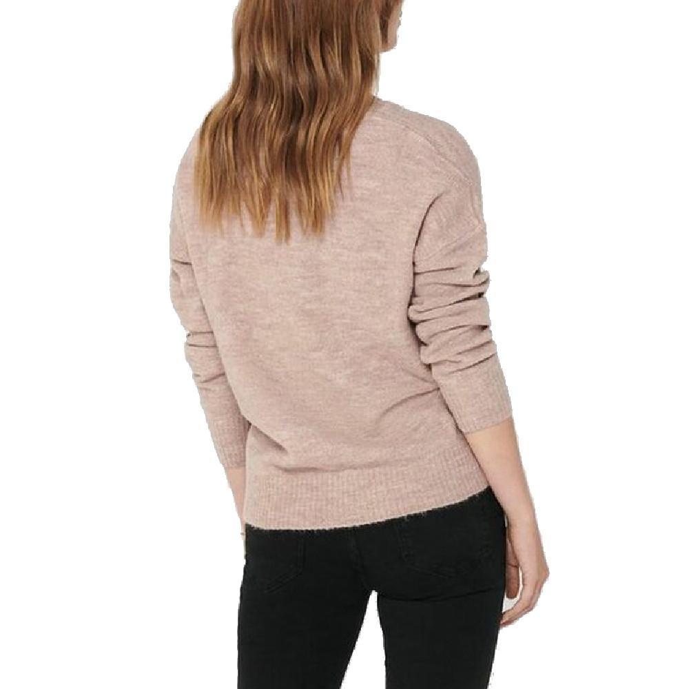 JDY Pull rose femme Jacqueline de Yong Elanora L/S V-Neck