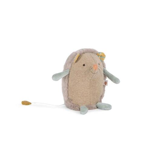 Doudou Hérisson Musical Trois Petits Lapins Sauge - MOULIN ROTY