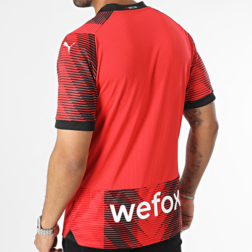 Tee Shirt ACM Home Jersey Replica 770383 Rouge Noir