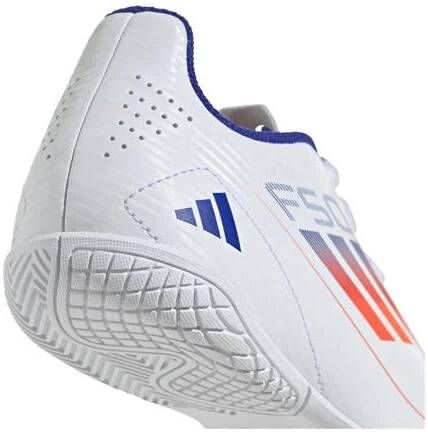 Adidas Perfor ce F50 Club IN Junior zaalvoetbalschoenen wit rood blauw Imitatieleer 37 1 3
