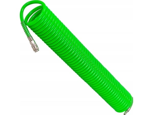 Forsage Spiralslange med hurtigkoblinger 14mm x 20m