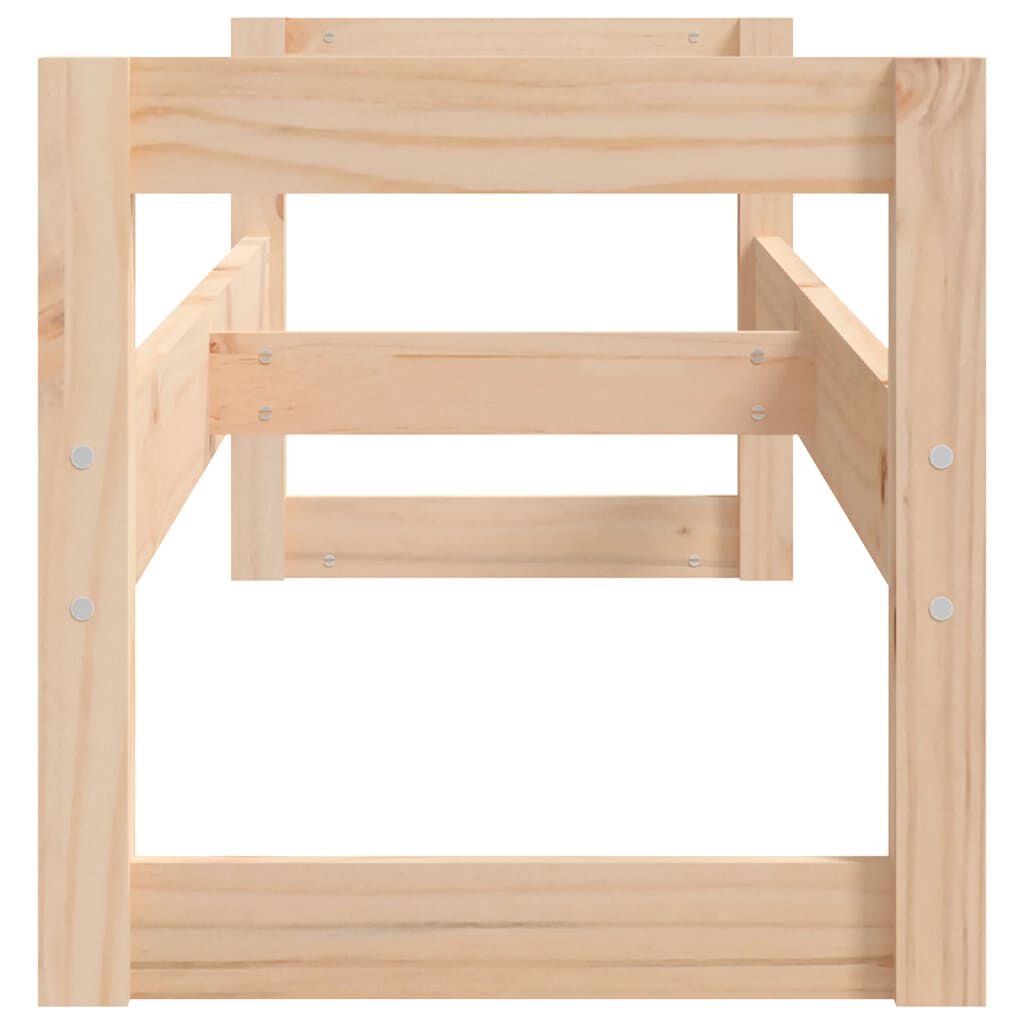 vidaXL Bandenrek 120x40x40 cm massief grenenhout